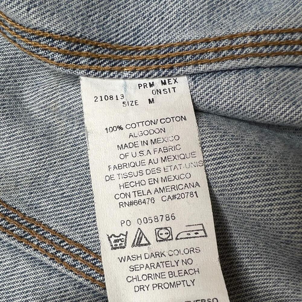 Y2K Tommy Hilfiger Women’s Denim Jacket Size Medium - Picture 3 of 8
